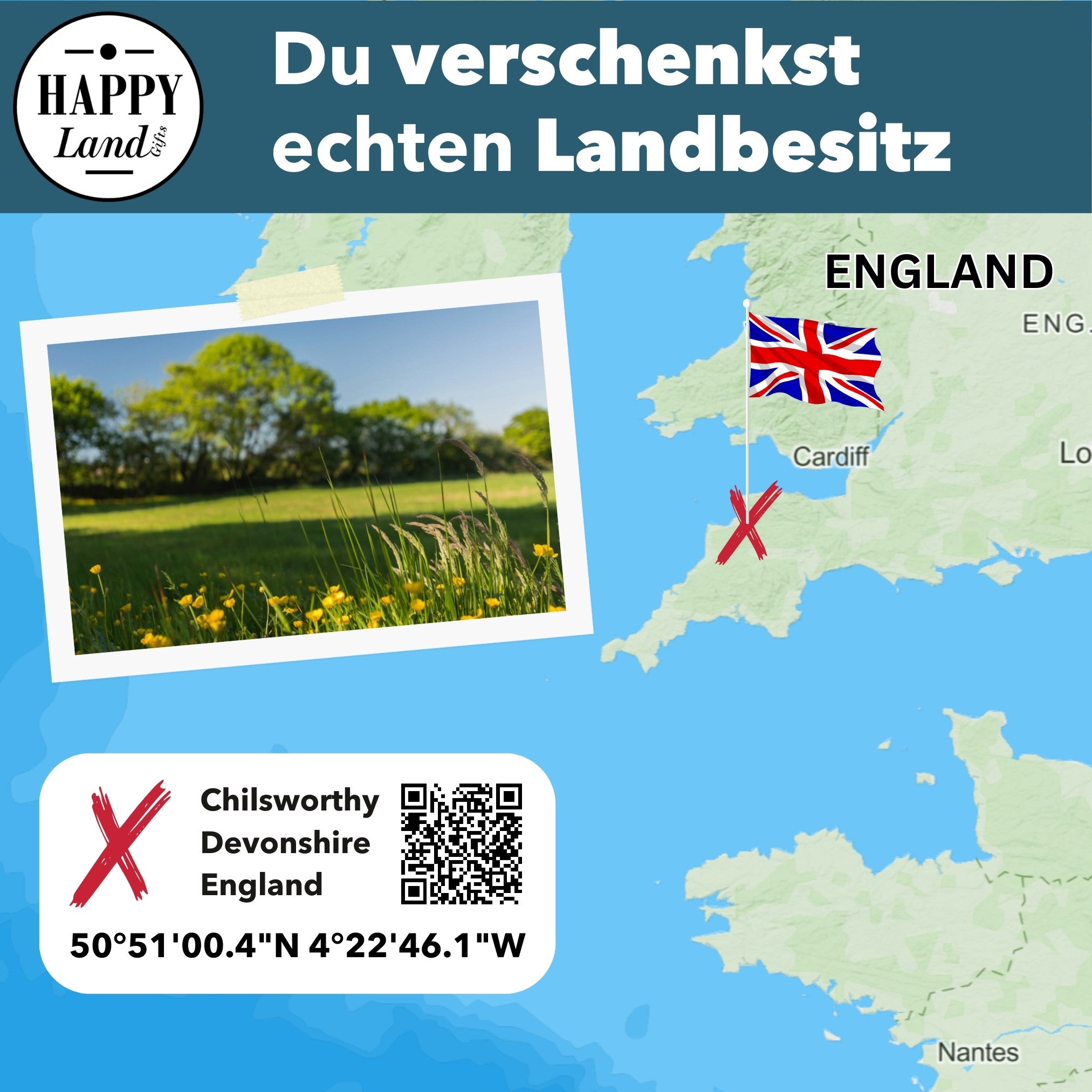 Chilsworthy, ein Ort in Devonshire, nahe zu Cornwall – ein einzigartiges Geschenk direkt aus dem Herzen von Großbritannien.
