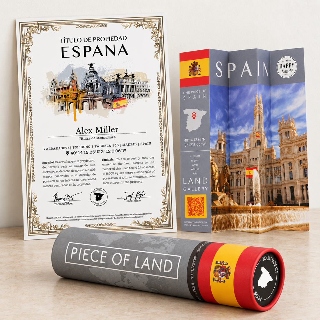 Echtes SPANIEN Grundstück als Geschenk