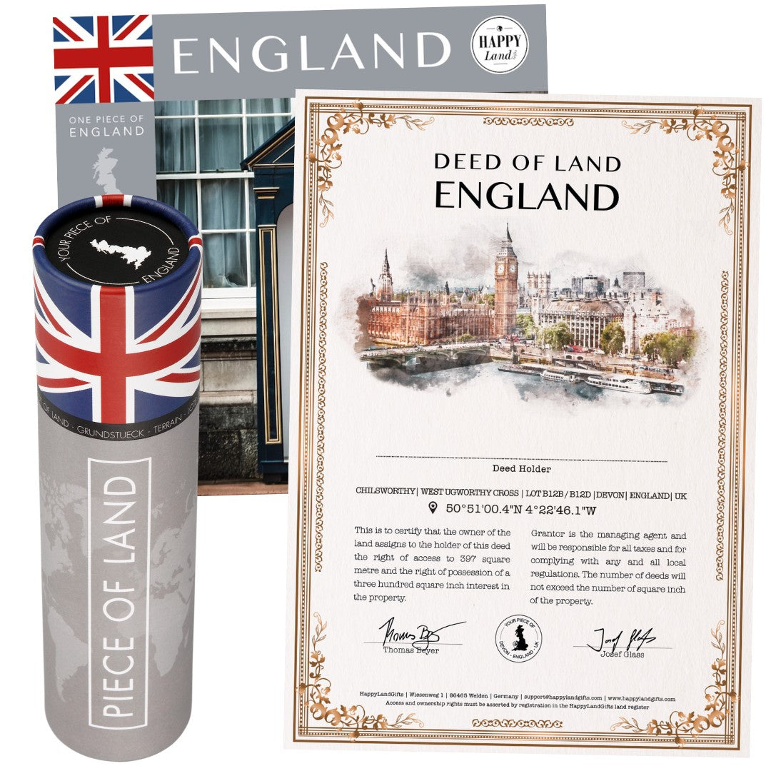 Ein Stück England aus Chilsworthy, Devon – die Premium Variante für England Fans.